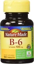 Nature Made Vitamin B-6 100 Mg, δισκία, 100 Count (πακέτο των 2)