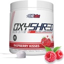EHP Laboratuvarları OxyShred Non Stimulant Pre Workout Toz - Stim Free, Caffeine Free Preworkout for Men & Women - Non Stim Preworkout - Sugar Free Energy Toz - Raspberry, 60 Servisler