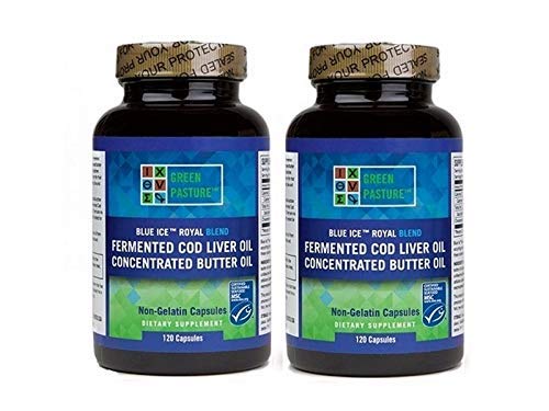 Green Pasture Blue Ice Royal Butter Oil Fermented Cod Liver Oil