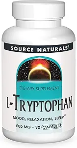 Kaynak Doğalları: L-Tryptophan, 500 mg 90 kapak