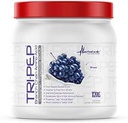 Metabolik Beslenme - TRIPEP - Tri-Peptide Branch Zinciri, BCAA Toz, Pre Intra Post Workout Supplement, Grape, 400 Grams (40 Hizmet)
