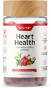 Συμπληρώματα Heart Health Gummies, Συμπληρώματα Κυκλοφορίας Αίματος, CoQ10 Συμπληρώματα Υγείας Καρδιάς, Συμπλήρωμα Ροής Αίματος, Χωρίς Ζάχαρη, 60 Gummies