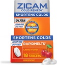 Zicam Cold Remedy Çinko Hızlımelts, Cherry Flavor, 18 Kont (kıra 1)