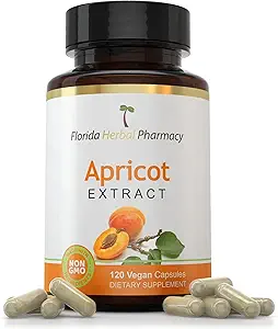 Florida Herbal Eczanesi, Apricot Supplement Capsules 10:1 (360 Capsules) Kapsül başına 500 mg, 1000 mg Hizmet (Pazarlama 3)