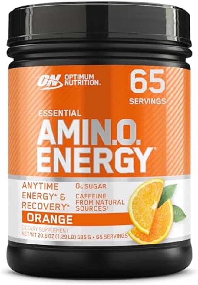 Optimum Beslenme Amino Enerji - Yeşil Çayla Çalışmak, BCAA, Amino Asits, Keto Friendly, Green Coffee Extract, Energy Toz - Orange Buzdolabı, 65 Hizmet (Pazar Mayıs Vary)