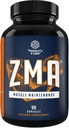 Post Workout Recovery ZMA Supplement - ZMA Supplements for Men and Womens Muscle Recovery with çinko Magnezyum Vitamin B6 5HTP and BioPerine for Betterd Abors - Kas Büyüme Mineral Kompleksi