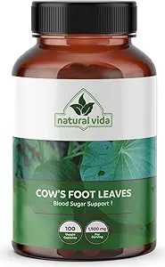 Pata de Vaca - Cow's Foot Leaves - 100 Veggie Capsules - 1.500 mg Herbal Supplement Cows Foot