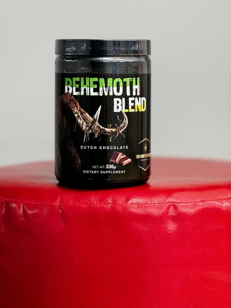 Behemoth Blend Organik Mushroom Extract: Chaga, Lion's Mane, Cordyceps, Shiitake, Reishi + Premium Collagen & Kretine for Advancedd Focus, Energy, Immunity, and Recovery 30 hizmet.