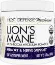 Host Defense Lion's Mane Toz - Brain Health Support Supplement - Mushroom Supplement to Support Focus & Memory Function - Immune & Nervous System Support Supplement - 3.5 oz (66 Hizmetler)*