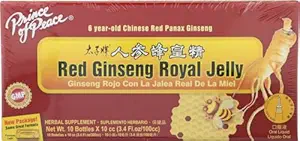 Πρίγκιπας της Ειρήνης Κόκκινο Ginseng - Royal Jelly - 10 cc - 10 κόμης