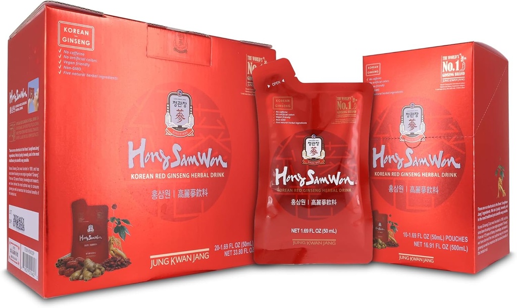 JungKwanJang HongSamWon Korean Red Ginseng Herbal Drink 