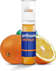 Orthomol Immun Vial, Daily Liquid Immune Support Supplement, 7-Day Supply, Includes Vitamins A, B, C, D, E, Zinc & Iodine, Premium Formula for Enhanced Immune Defense & Overall Vitality