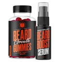 Vahşi Willies Ayıd Büyüme Çift Tehdit: Erkekler için Ayılar ve Serum Kit - Biotin, Caffeine & Essential Growth Oil for Fuller, Tier Face Hair - Beard Vitamins & Geliştirilmiş Büyüme