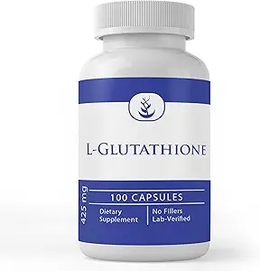 PURE ORIGINAL INGREDIENTS L-Glutathione, (100 Capsules) Azaltıldı, Her zaman Pure, No Wordss Or Fillers, Lab TY