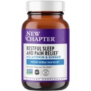 Yeni Bölüm Sleep Aid, Restful Sleep and Pain Relief, Melatonin & Ginger Sleep Supplement, Gluten Free and Non-GMO, 30 Vegetarian Capsules