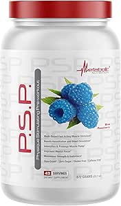 Metabolik Beslenme P.S.P. Fiique Stimulating PreWorkout 672g Zero Sugar Caffeine Free (Mavi Raspberry)