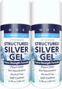 Colloidal Silver Gel Ekstra Güçlü - 35ppm Aktif Colloidal Silver Gel maksimum Potency - ABD'de Made in a 2 Pack