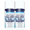 Colloidal Silver Gel Extra Strength - 35ppm Ενεργοποιημένο Κολλοειδές Silver Gel για μέγιστη ισχύ - Made in USA - Δομημένη Φόρμουλα σε βολική συσκευασία 2