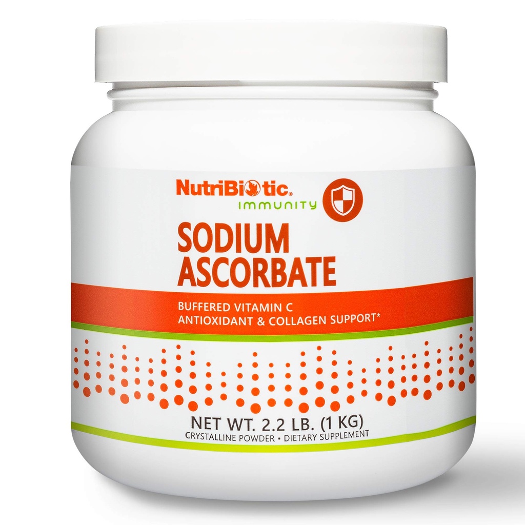 NutriBiotic - sodyum Ascorbate Buffered Vitamin C Toz, 2.2 Lb | Vegan, Ascorbici'den Digestion Üzerine Olmayan ve Easier | Essential Immune Support & Antioxy Supplement | Gluten & GMO Free