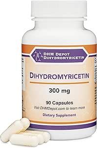 Dihidrricetin (DHM) (Hovenia Dulcis Extract) Liver Support Supplement (Doğal Raisin Tree) 300 mg, 30 Capsules
