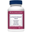 The Shoppe Ultimate Woman Gold Multivitamin - Demir, B Vitaminleri ve Vitamin D3 ile Enerji Üretimi, Bone & Immune Health - Gluten Free Multi-Mineral (90 Tablet)