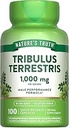 Nature's Truth Tribulus Terrestris for Men | 1000 mg | Capsules | Non-GMO & Gluten Free Supplement Supplement