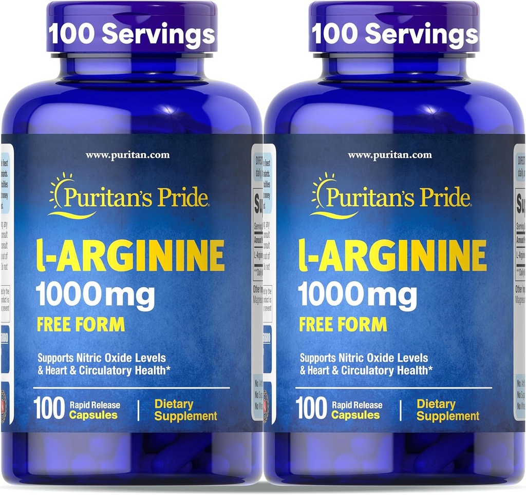 Puritan's Pride Premium 1000mcg, Dietary Supplement for Bone, And Joint Health Support, 100 Day Supply, 100 Tablet, 2 Pack