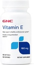 GNC Vitamini E 200 mg Supplement, Sağlıklı Bir Kartiovasküler Sistem Destek, 100 Hizmet