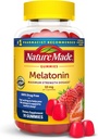 Nature Made Melatonin 10 mg per serve Gummies for Yetişkinler, maximum Strength Dosage Sleep Aid, 100% Drug Free, 70 Kont Melatonin Gummies, 35 Day Supply