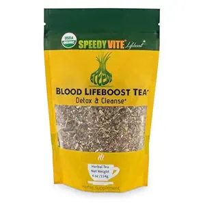 SpeedyVite® Blood Lifeboost Tea | Temizler ve kan akışından aşırı atık kimyasallarının doğal kaldırılması * | Contains Echinacea, Chamomile ve daha fazlası
