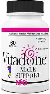 NSC Ανδρική Υπνοδωμάτιο Υποστήριξη - Nutrients for Wellness in The Bedroom - Complements Original Balance Systems, Moods, Mens Energy & Vigor - Niacin, Zinc, Fenugreek, Maca Powder, Caffeine - 60 κατ.