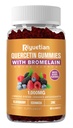 Bromelain, çinko & Vitamin C - Cardiovascular,Aging Support Chewable Vitamins -Vegan - Çocuklar ve Yetişkinler için Saf Quercetin - Non-GMO 60 Kont