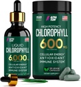 (Bundle) Sıvı Chlorophyll Drops & Chlorophyll Capsules – Natural Energy, Immune Support, Internal Freshness ve Anti Supplementoksit