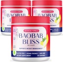 (3 Pack) Baobab Bliss Toz, Baobab Bliss Organik Toz, Baobab Bliss Toz Tüm Doğal Fiber Tamam, Baobab Bliss Meyve Tozu, Baobab Bliss Toz Organik İnceleme, 3 Ay Için 90 Hizmet