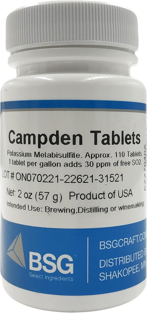 Tabletler (Pyum Metabisulfite), 2oz