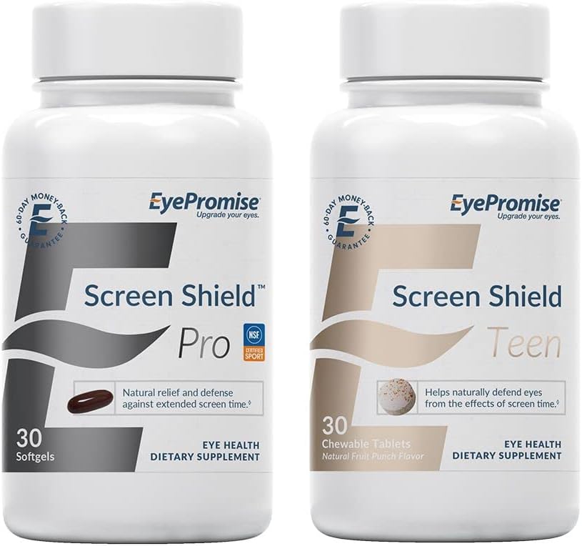 EyePromise Screen Shield All-in-One Eye Vitamin Ekran Shield Teen Chewable Eye Vitamin