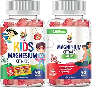 Yetişkin ve Çocuklar için Magnezyum Gummies - 100 mg - Calm Magnezyum Chews - Magnezyum Citrate Chewable Supplement for Mood & Muscle Support