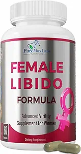 Γυναίκα Libido Formula, Advanced συμπλήρωμα ανδροπρέπειας για γυναίκες με Epimedium Horny κατσικίσιο ζιζάνιο, Maca, Tribulus, Ginseng για επιθυμία, ενέργεια, μη GMO, 60 κάψουλες