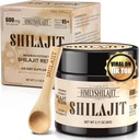 Geloo Shilajit Pure Himalayan Organik Shilajit Wear 60 Grams - Doğal Shilajit - Altın Sınıf %100 Shilajit - 85+ Trace Minerals & Fulvic