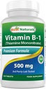 Best Naturals Βιταμίνη Β1 ως Thiamine Mononitrate 500 mg 120 δισκία (120 Count (Pack of 1))