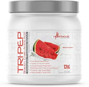 Metabolik Beslenme | TRIPEP - Tri-Peptide Branch Zinciri, BCAA Toz, Pre Intra Post Workout Supplement | Watermelon, 400 Grams (40 Hizmet)