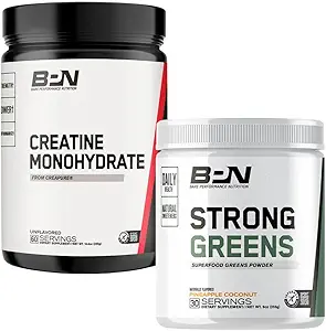BARE PERFORMANCE NUTRITION BPNtine Monohidrat ve Güçlü Yeşiller Paket
