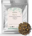 Starwest Botaniks Organik Chamomile Çiçekler Tüm - Kuru Loose Leaf Herb for Tea, Herbal Lotions, & Baking, Mısır'dan Kaynaklandı, sertifikalı Kosher, Non-GMO - Bulk 1 lb Bag Bag