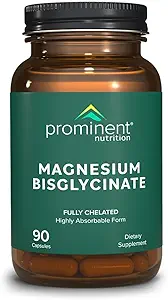 Prominent Beslenme Magnezyum Bisglycinate Capsules, Brain Health Support, Supplement Magnezyum, 240 mg, 45 Day Supply - 1 Pack
