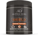 Shield Alerji Immune Support Supplement for Dogs by Alpha Dog Beslenme - 7 Beslenme Mushroom Toz Kompleksi + Vitamin C to Boost Immunity - Up to 120 Little Breed Dogs, 108g