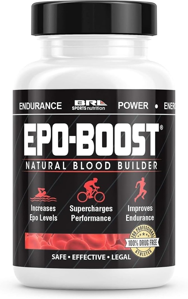 Doğal Blood Builder Iron Supplement. ABD'de Echinacea & Dandelion Root ile yapılan RBC Desteği, VO2 Max, Enerji, Endurance (1-Pack)