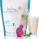 Bebek ATM Tahitian Vanilla Prenatal Vitamin Supplement ve Protein Shake, Caffeine Free, All Natural, Vegetarian DHA, Yüksek Protein, Metil Folate, B Vitamins, Great for Morning Hastaness, 1 lb
