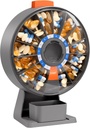 Daviky Pill Günlük, Büyük Pill, Wall-Mounted veya Standing Use, 14 Days Pill Konteyner, Push Düğme Tasarımı, Haftalık Pill Box for Vitamin, Medicine,Supplement, Fish Oil (Gray) ile Organize Edecek