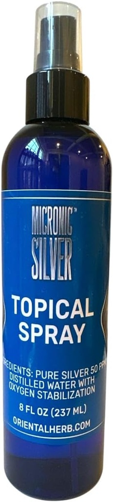 Micronic Silver Topical Mist Mix 8oz 50ppm