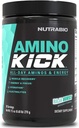 NutraBio Dee Kick – BCAA Toz Doğal Caffeine – Enerji, Hydration & Recovery – BCAAs, Electrolytes & Amino Asits – Baja Burst, 30 Hizmet